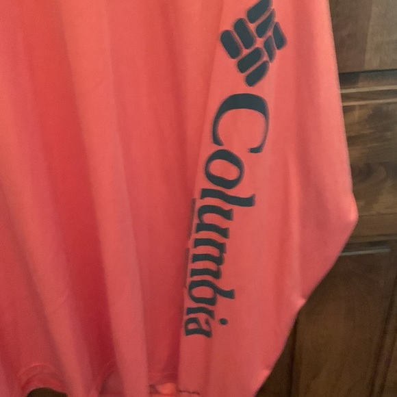 Columbia PFG Long Sleeve Casual XXL/2TG Fishing Shirt Red - Picture 3 of 4